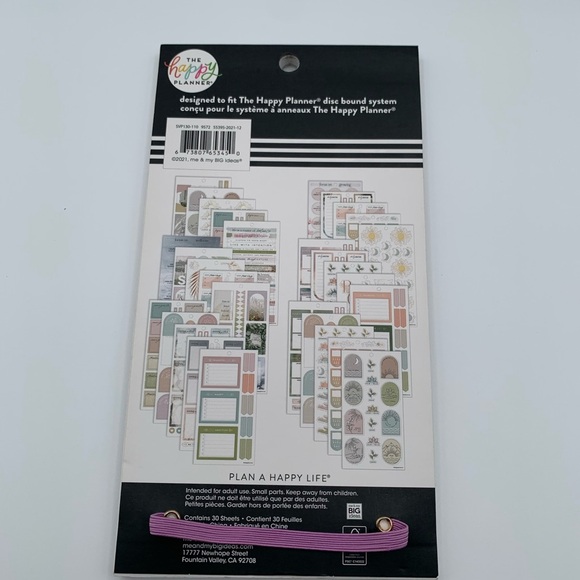 The Happy Planner Wellness Sticker Book 593pc - Picture 2 of 8